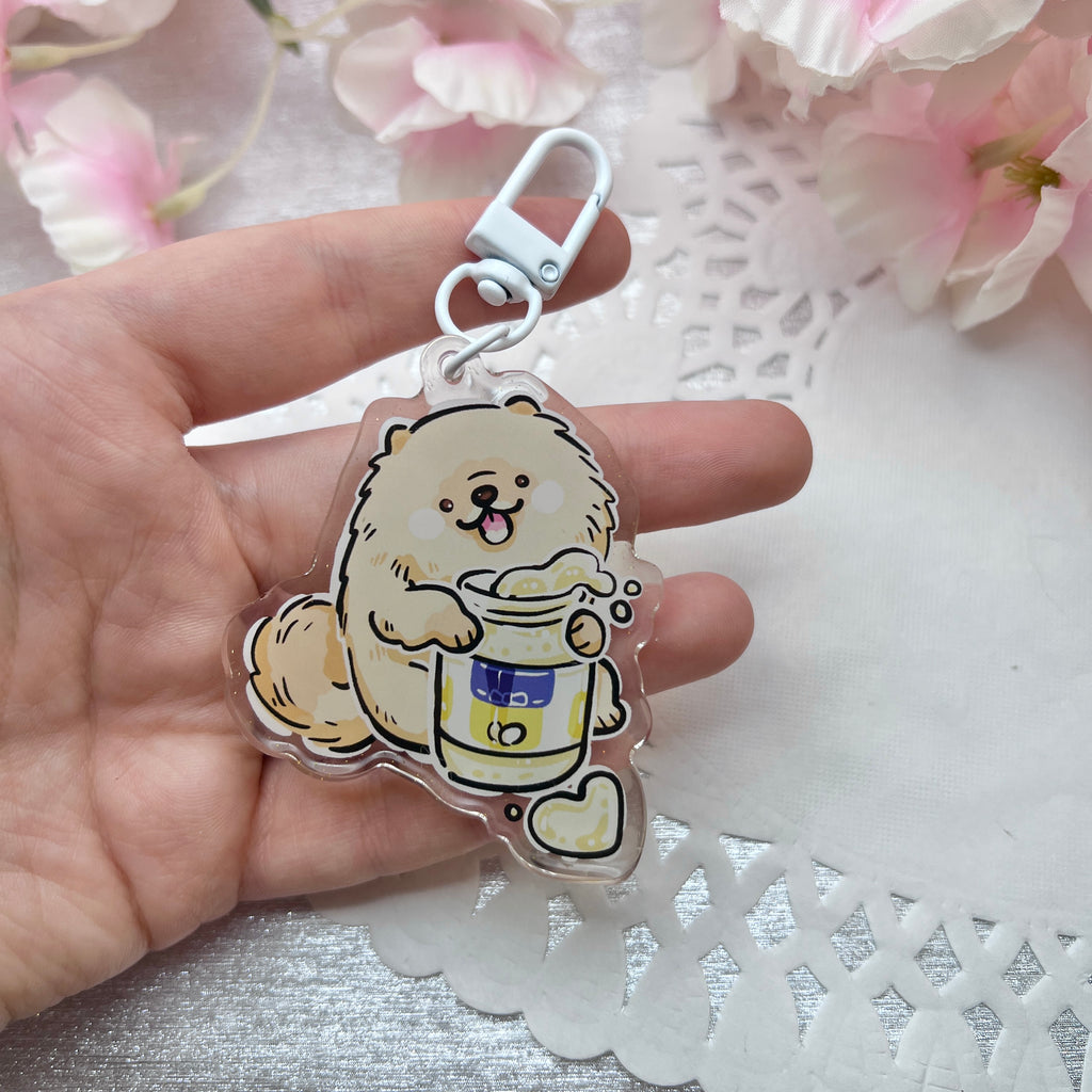 Condi-mutts! ~ Acrylic Keychain Charms Keychains Woolblossom   