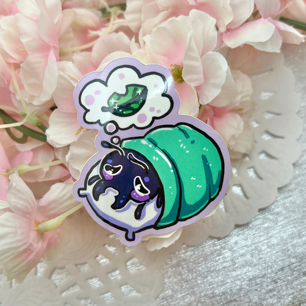 Eepy Sleepy Beetle ~ Sticker  Woolblossom   