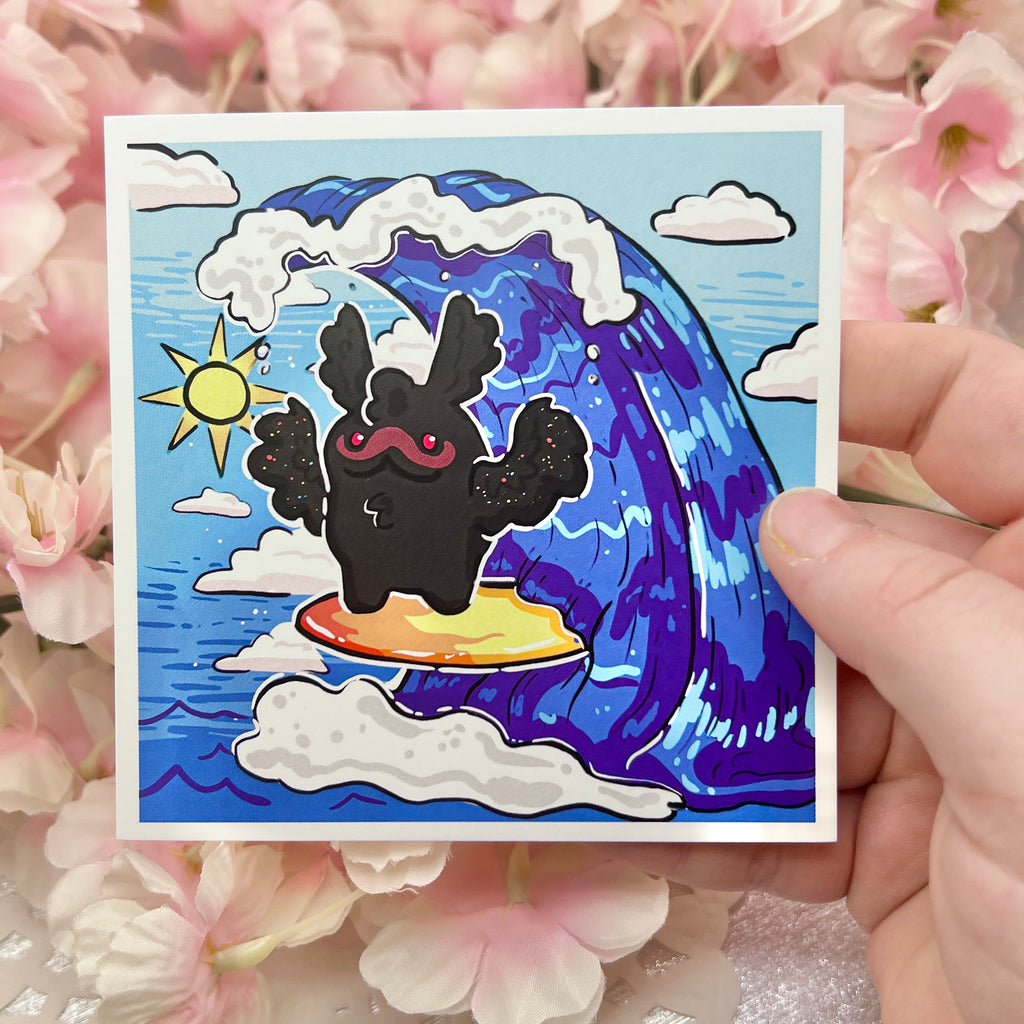 Surfin' Summer Mothman ~ Print Print Woolblossom   