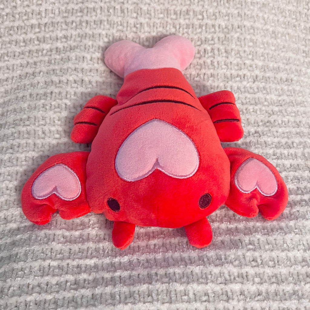 Ruby and Coral Love-sters!! ~ Plushies  Woolblossom Ruby the RED Lobster!  