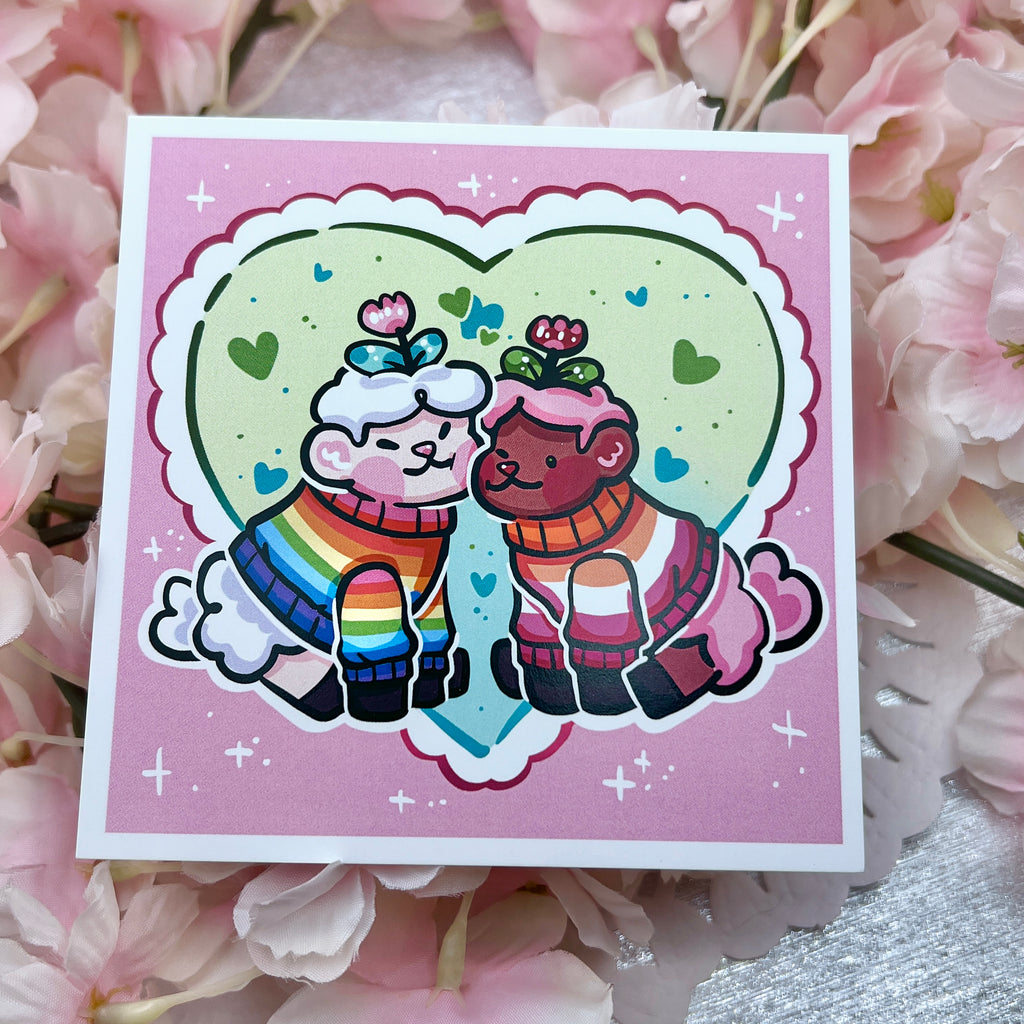 Pride Tulip & Sprout ~ Print Print Woolblossom   