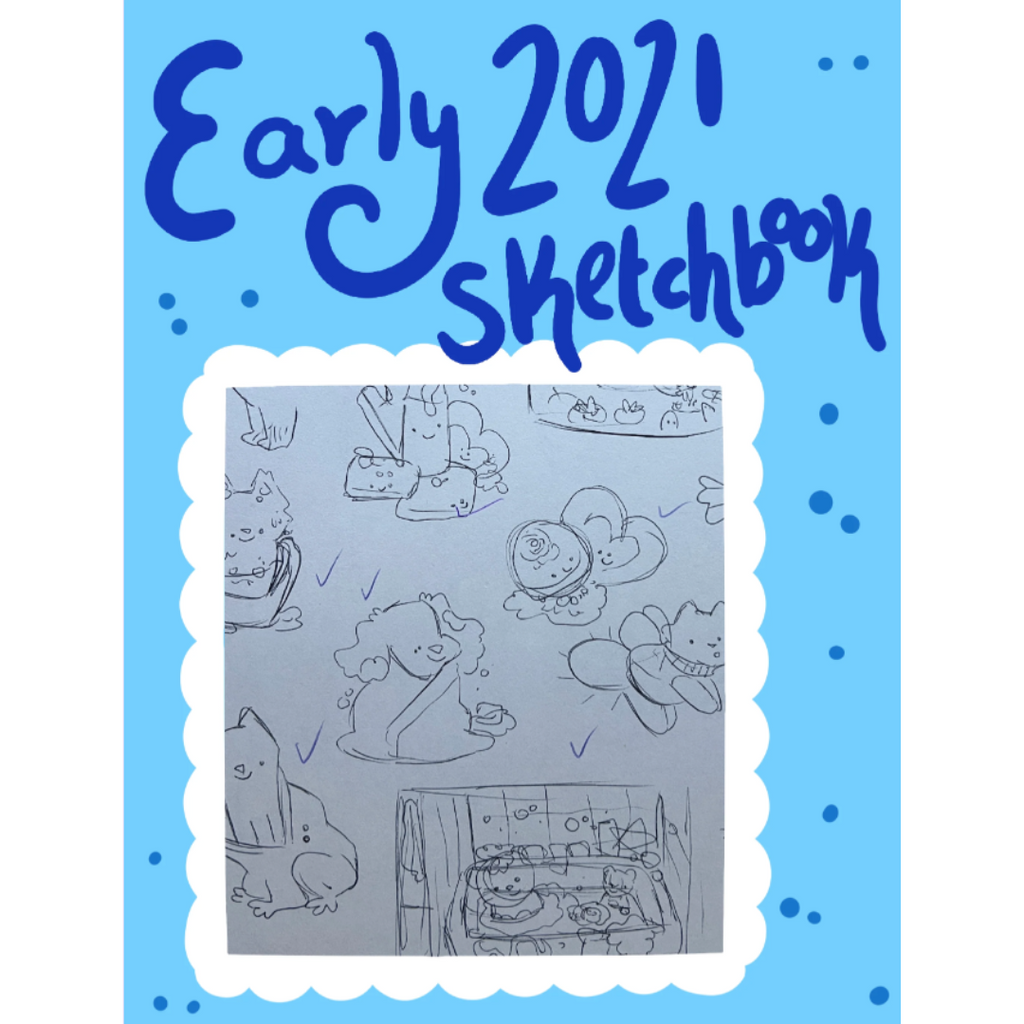 ~DIGITAL DOWNLOAD ~ Woolblossom Early 2021 Sketchbook!  Woolblossom   