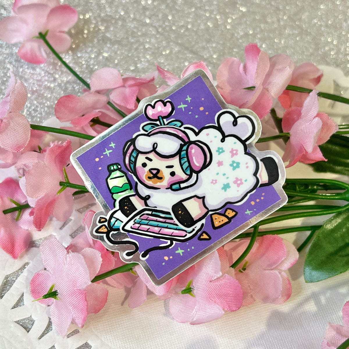 Gamer Sprout! ~ Metallic Sticker – Woolblossom