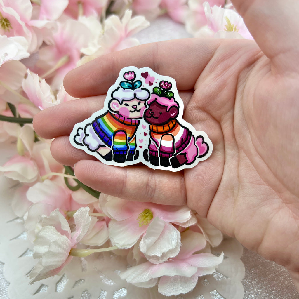 Pride Tulip & Sprout ~ Sticker Sticker Woolblossom   