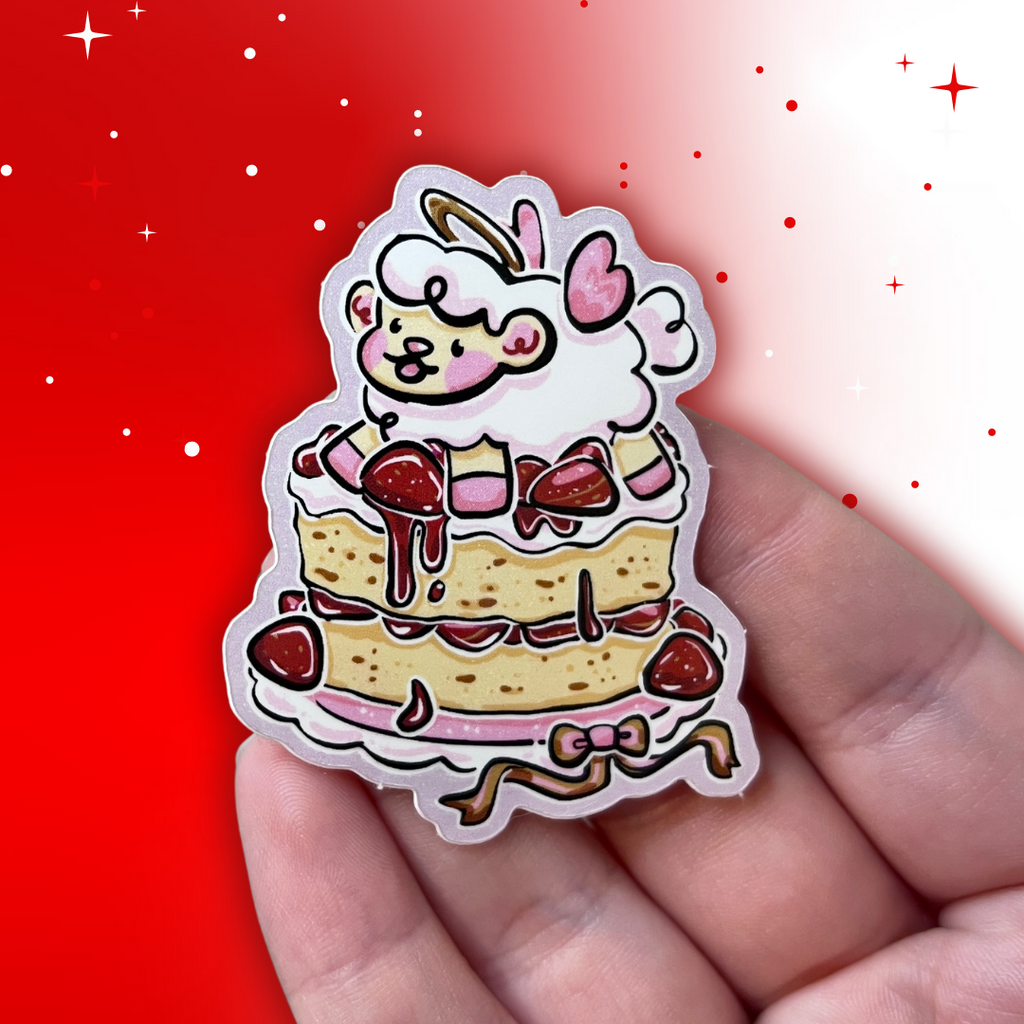 Angel/Devil's Food Cake Sprouts ~ Sticker Duo Sticker Woolblossom   