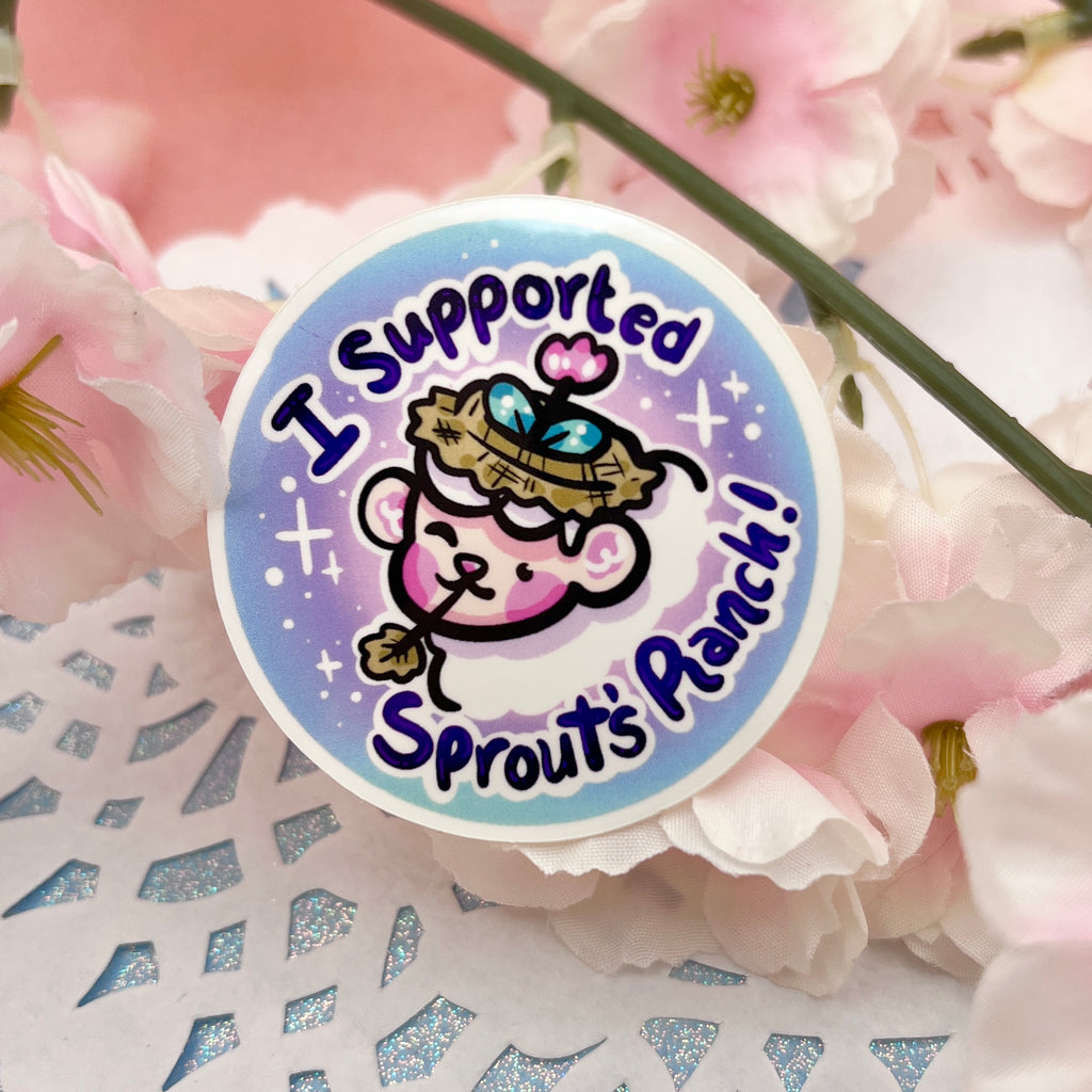 Sprout's Ranch Supporter! ~ Sticker Sticker Woolblossom   