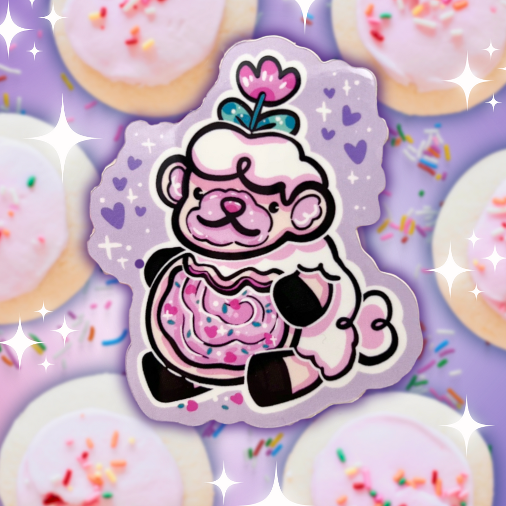 Sugar Cookie Snackin' Sprout ~ Sticker Sticker Woolblossom   