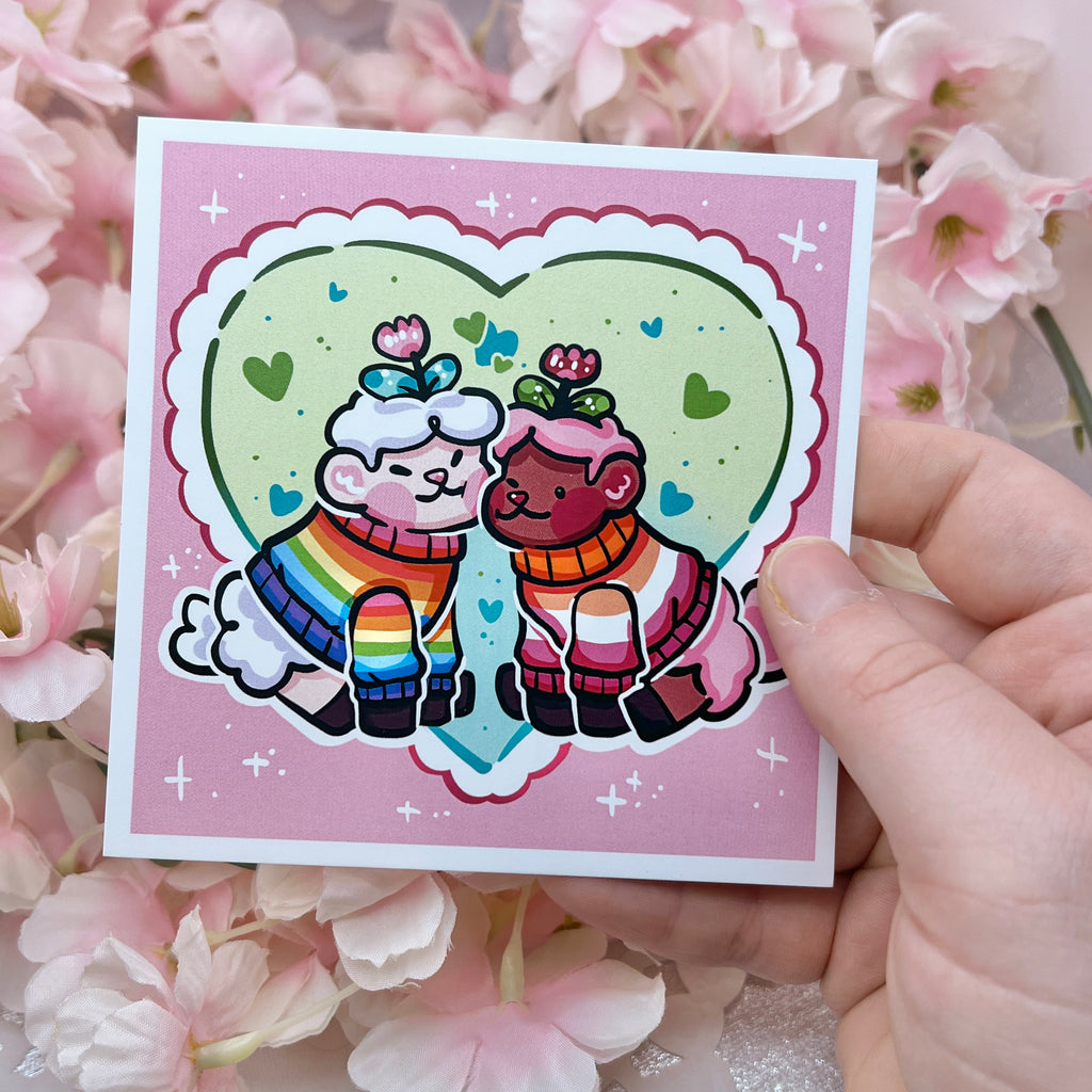 Pride Tulip & Sprout ~ Print Print Woolblossom   