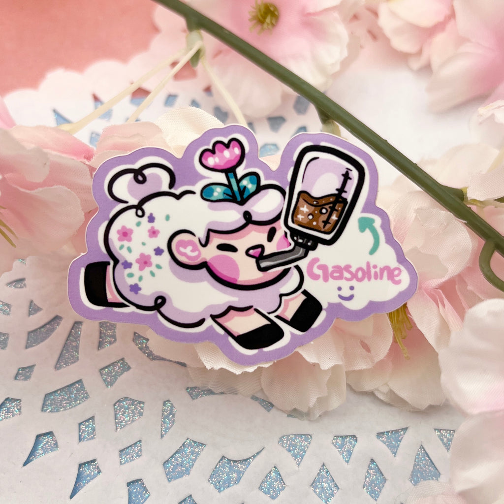 Gasoline Sippin' Sprout ~ Sticker Sticker Woolblossom   