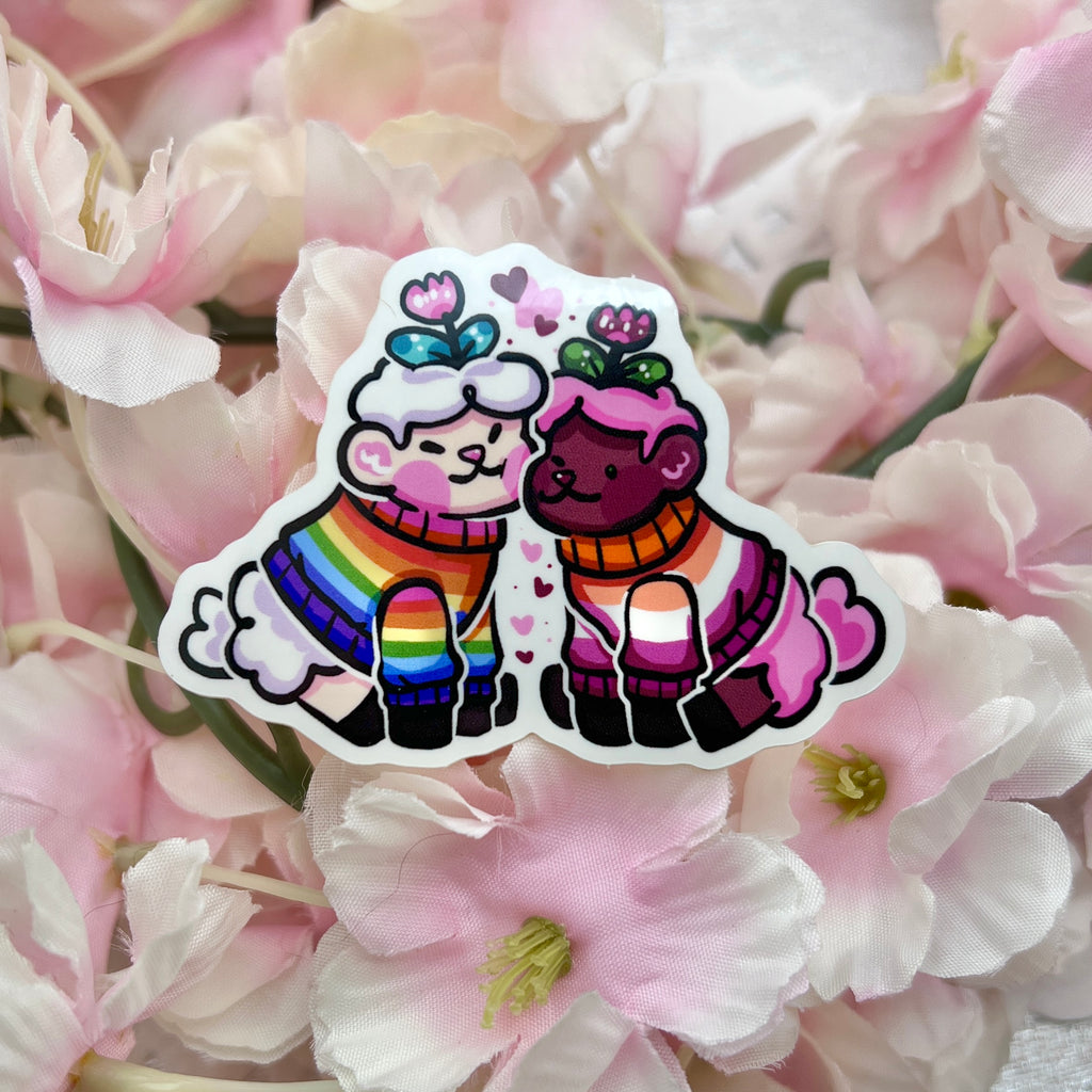 Pride Tulip & Sprout ~ Sticker Sticker Woolblossom   