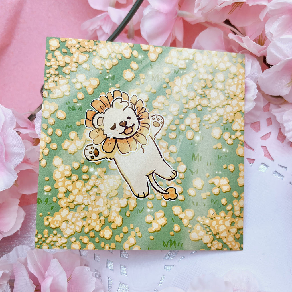 Dandelion, Lion ~ Print  Woolblossom   