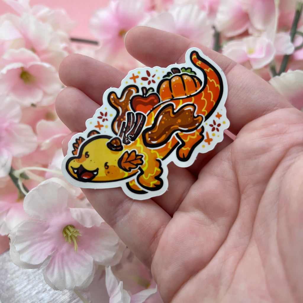 Fall Flavors Dragon ~ Sticker Sticker Woolblossom   