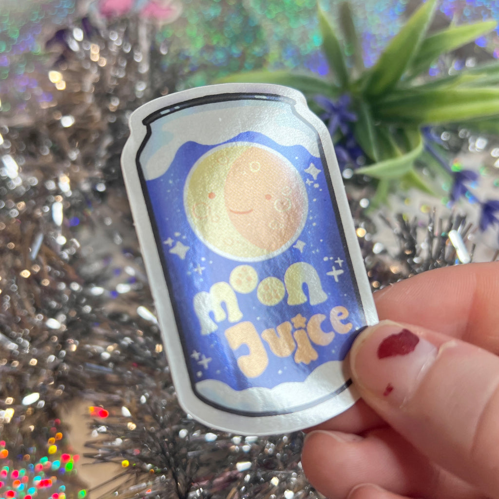 Moon Juice! ~ Metallic Sticker  Woolblossom   