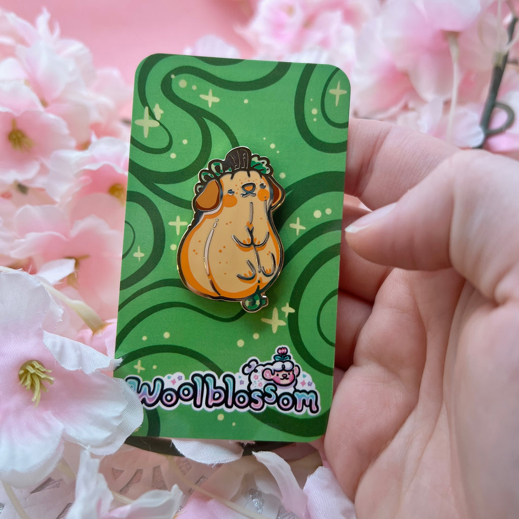 Squash Puppy ~ Enamel Pin Enamel Pin Woolblossom   