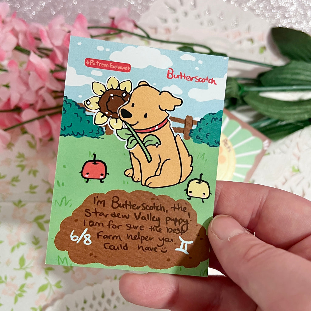 Farm Puppy ~ Patreon Collector’s Card  Woolblossom   