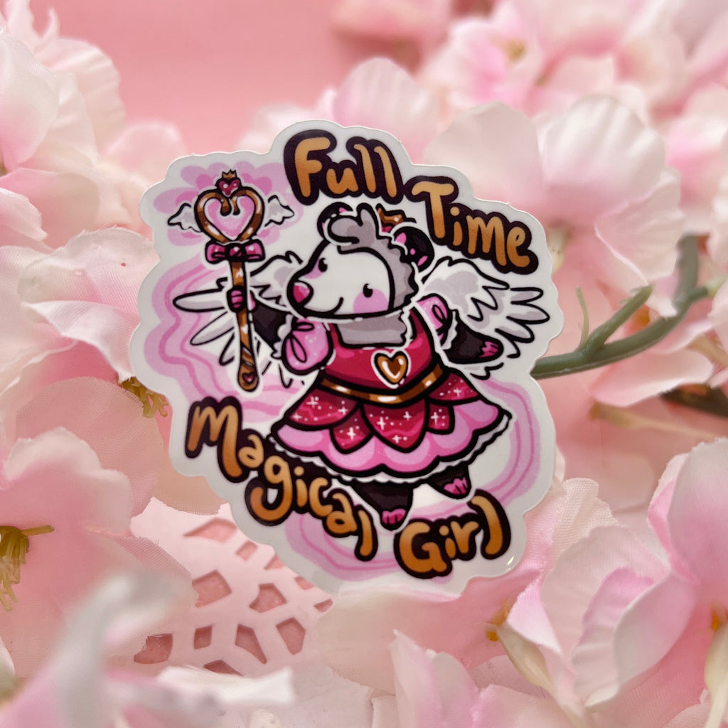 “Full Time Magical Girl!” Opossum ~ Sticker Sticker Woolblossom   