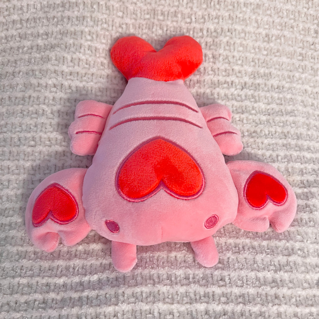 Ruby and Coral Love-sters!! ~ Plushies  Woolblossom Coral the PINK Lobster!  