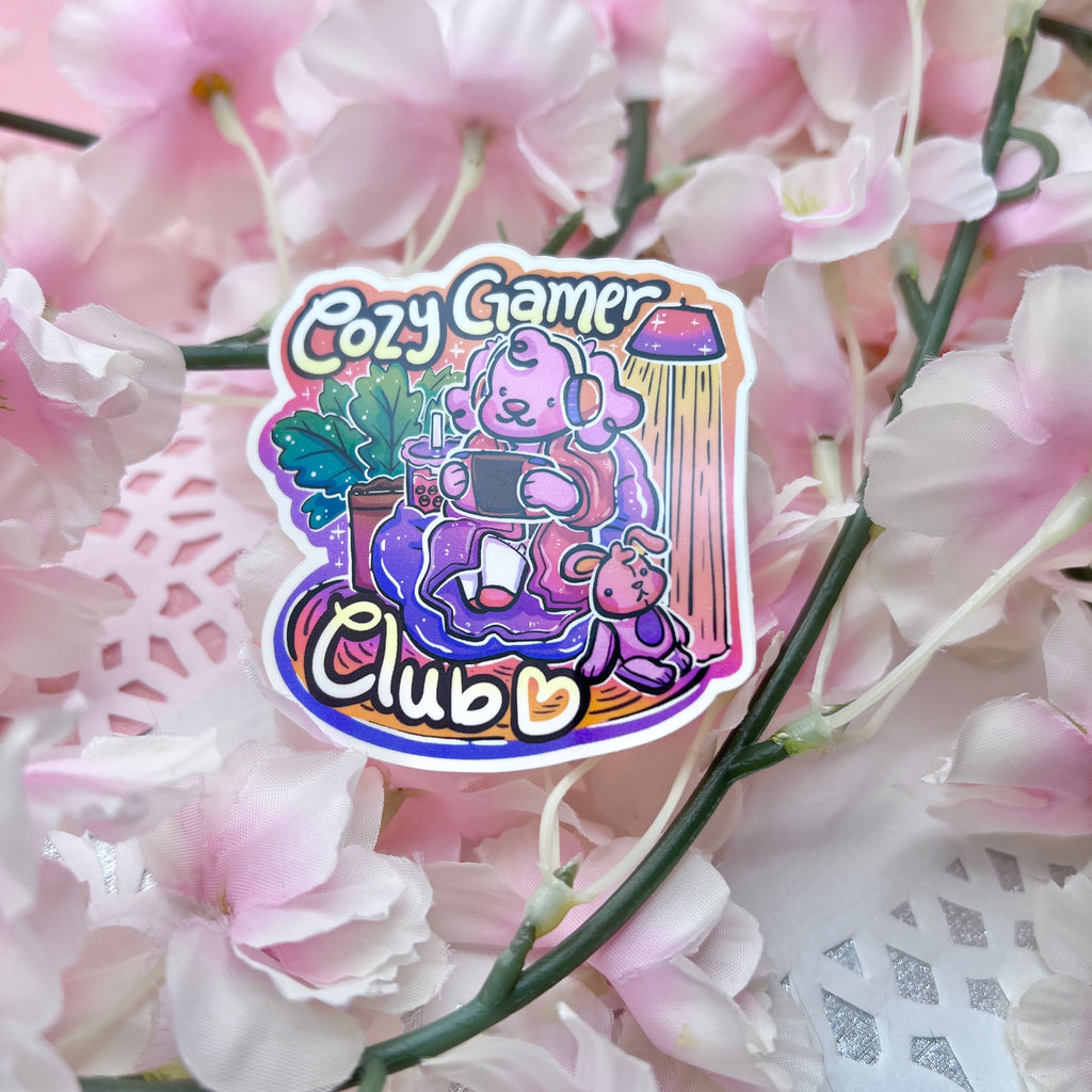 “Cozy Gamer Club” Puppy ~ Sticker Sticker Woolblossom   