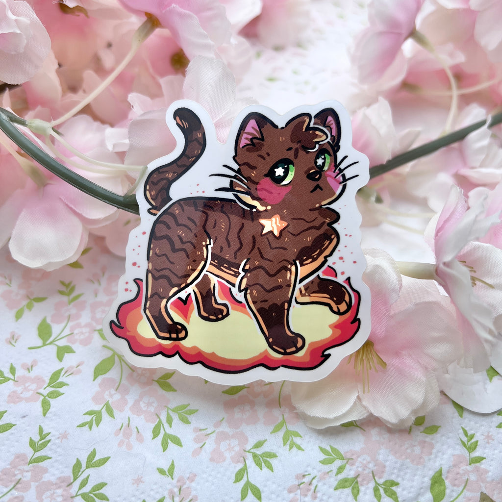 Ember the Leader Cat ~ Sticker Sticker Woolblossom   