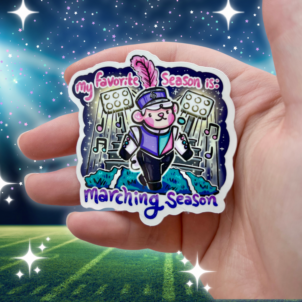 My Favorite Season is: Marching Season! ~ Sticker Sticker Woolblossom   