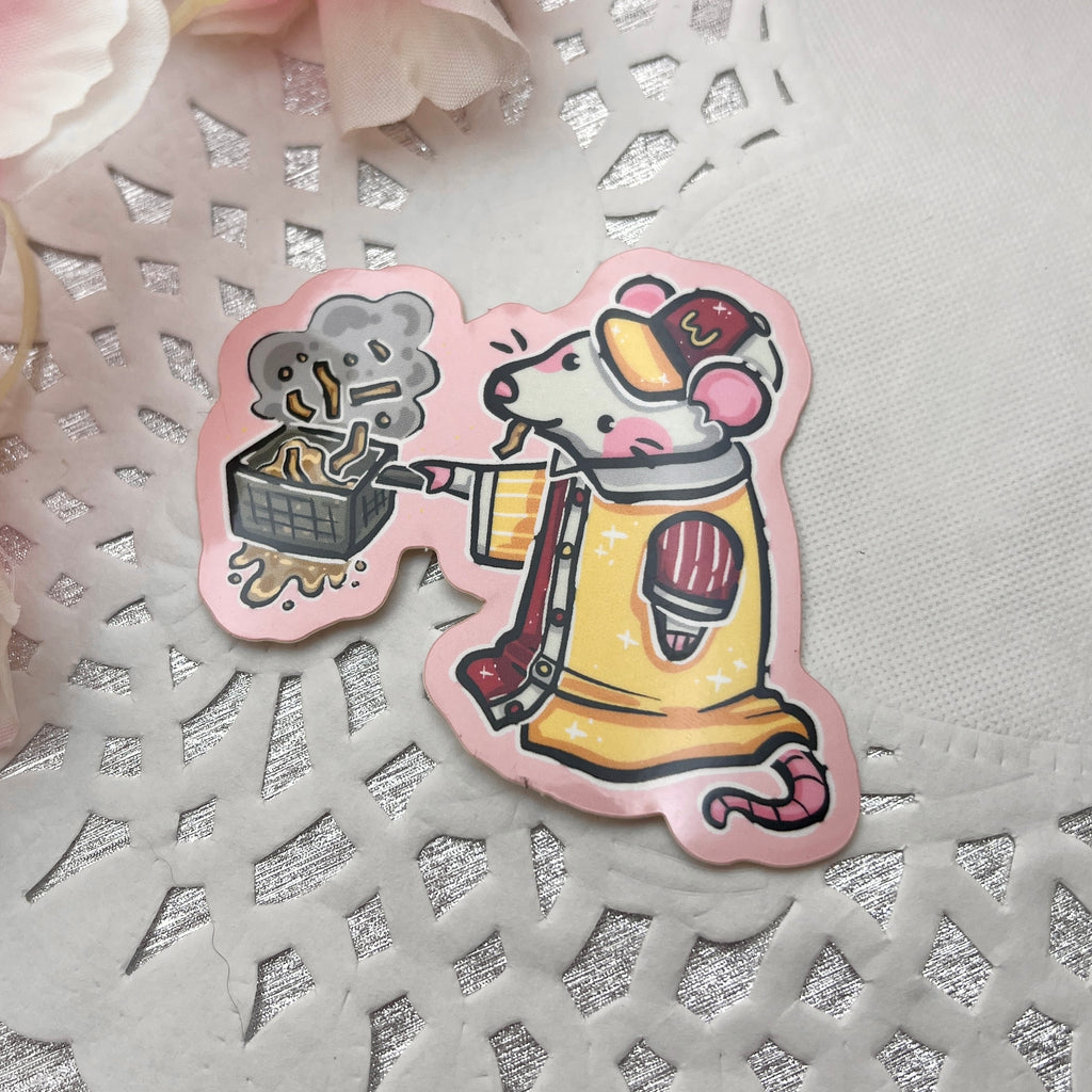 Rat'Donalds Fry Rat ~ Sticker Sticker Woolblossom   