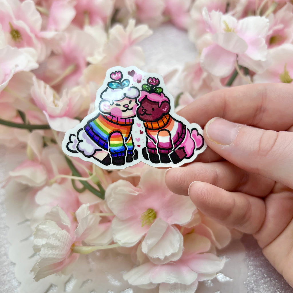 Pride Tulip & Sprout ~ Sticker Sticker Woolblossom   