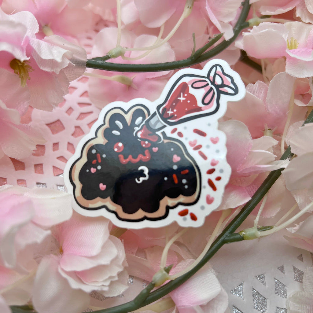 Mothman Cookie ~ Sticker Sticker Woolblossom   