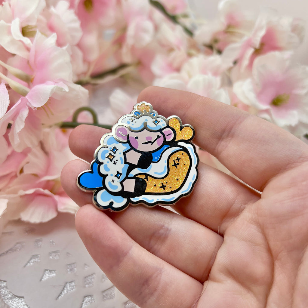 Laundry Pod Sprout ~ Glitter Enamel Pin Enamel Pin Woolblossom   