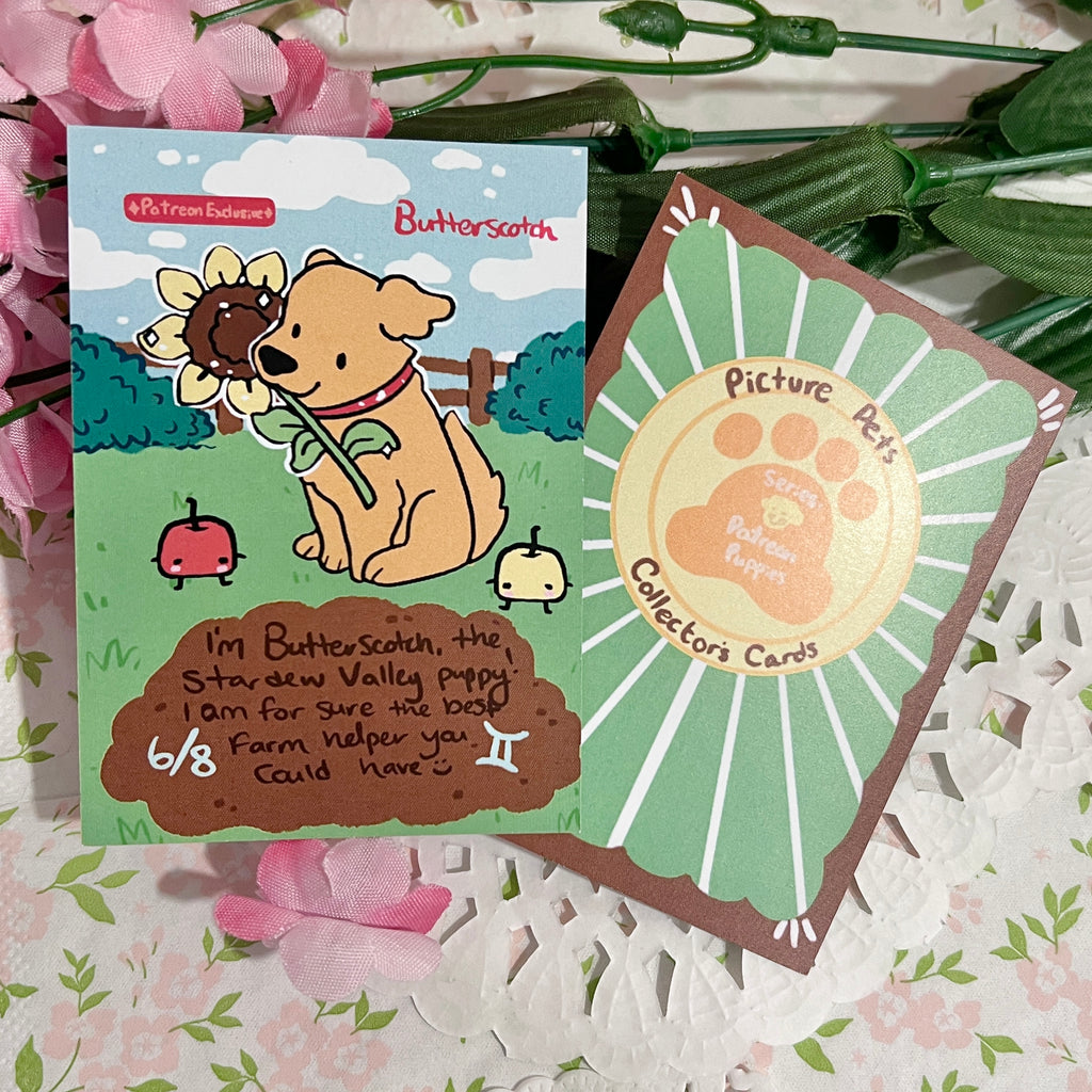 Farm Puppy ~ Patreon Collector’s Card  Woolblossom   