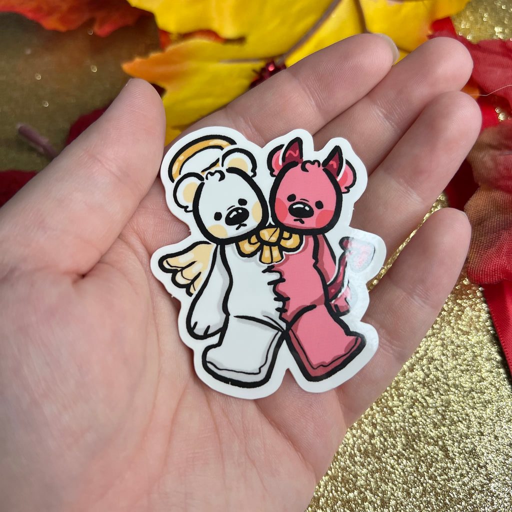 Angel x Demon Stuffed Creature ~ Sticker  Woolblossom   