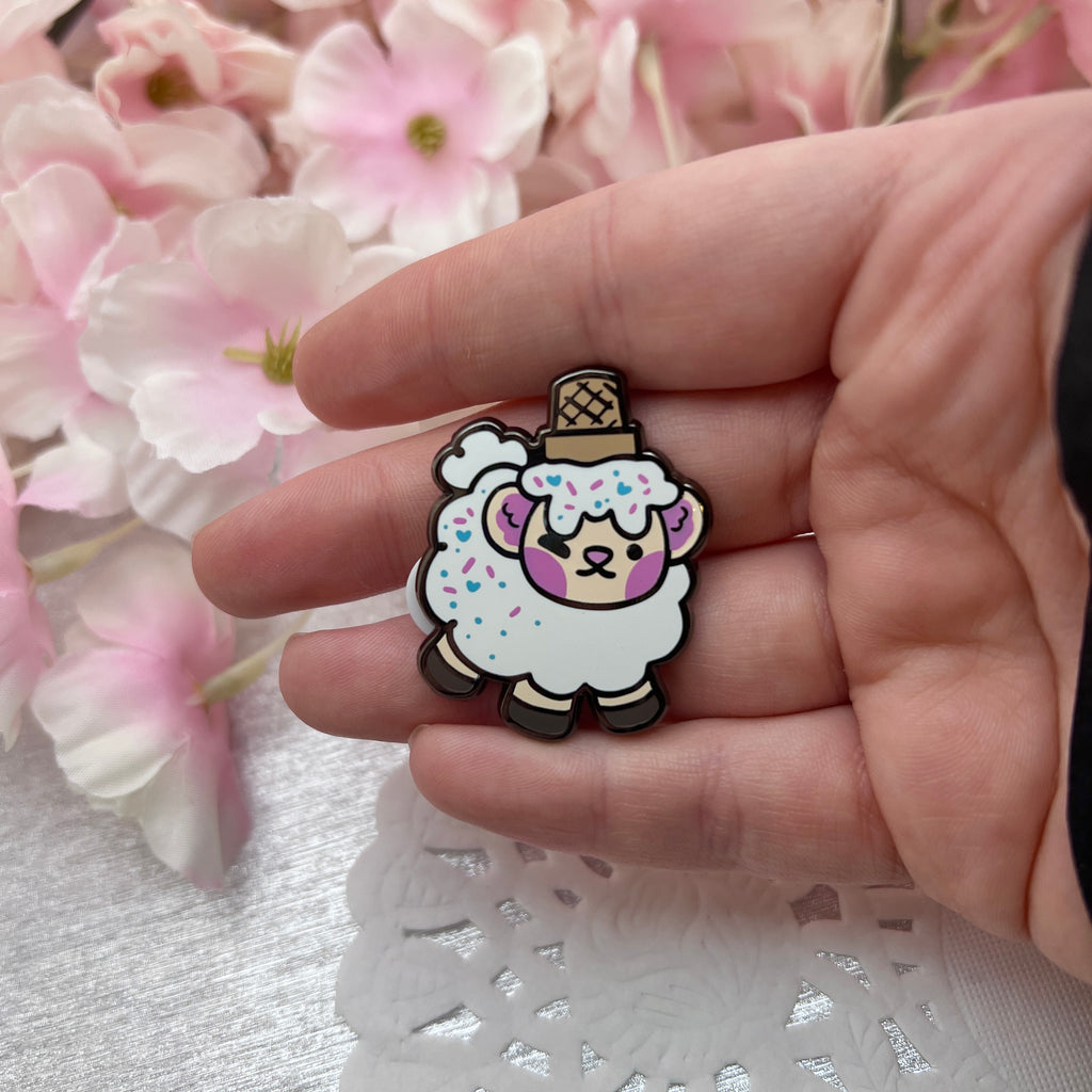 Ice Cream Sprout ~ Enamel Pin Enamel Pin Woolblossom   