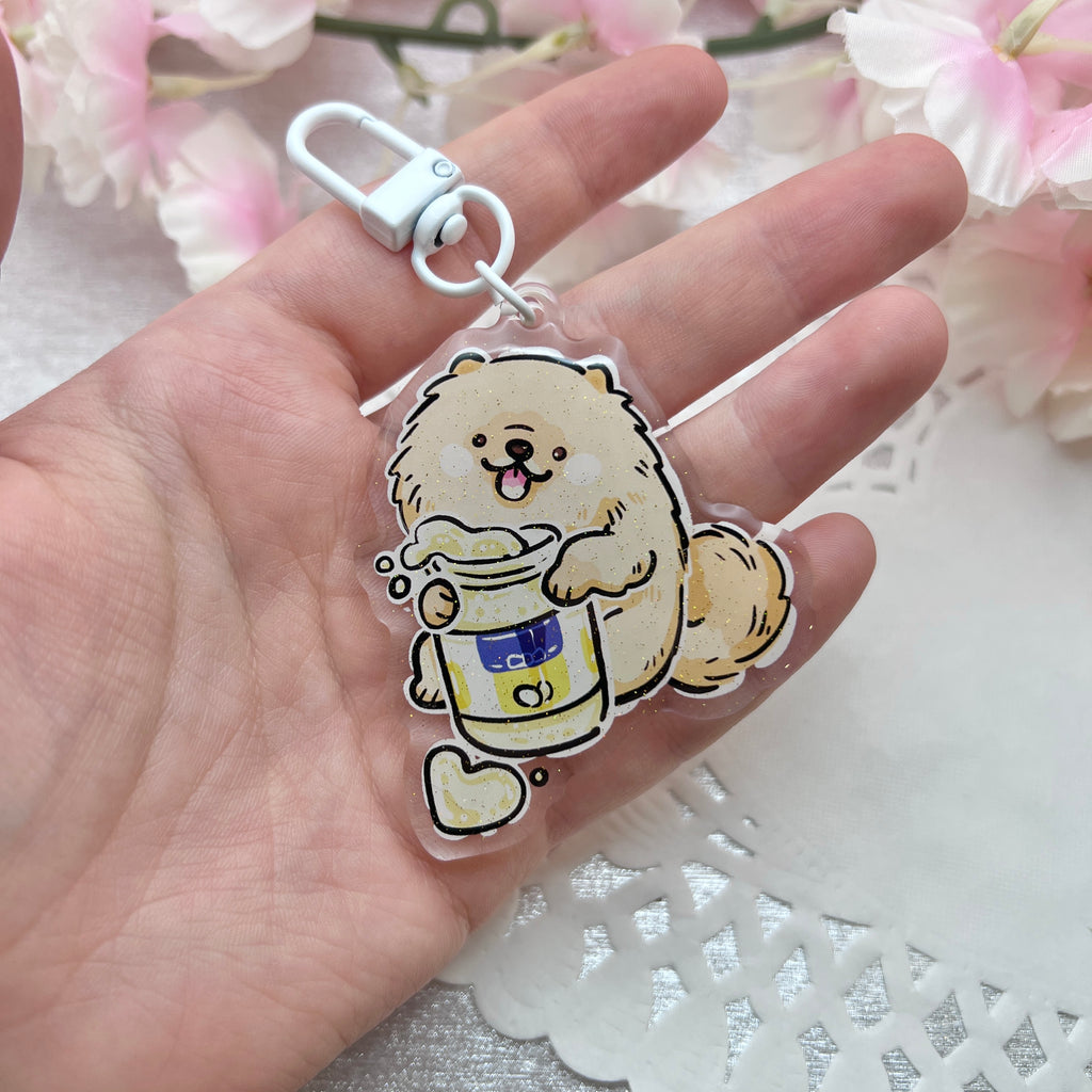 Condi-mutts! ~ Acrylic Keychain Charms Keychains Woolblossom Mayo  