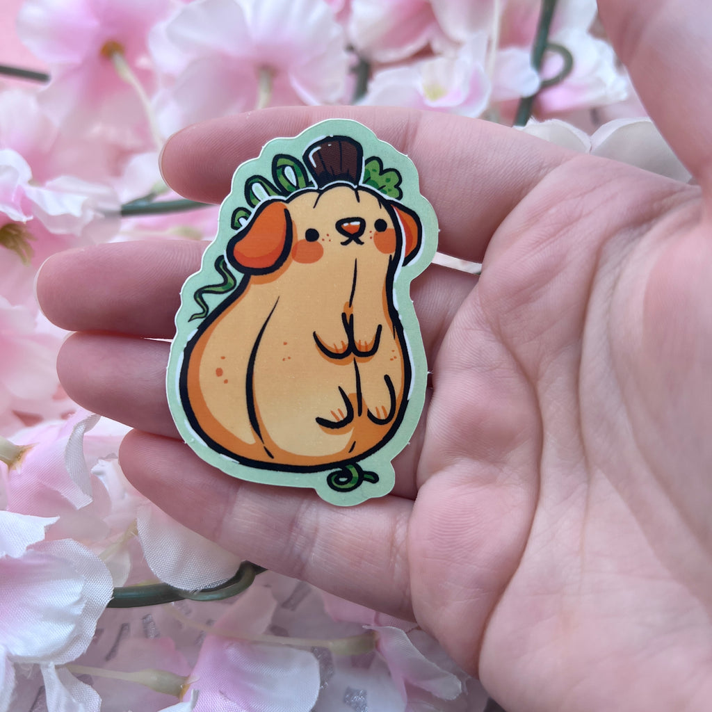 Squash Puppy ~ Sticker Sticker Woolblossom   