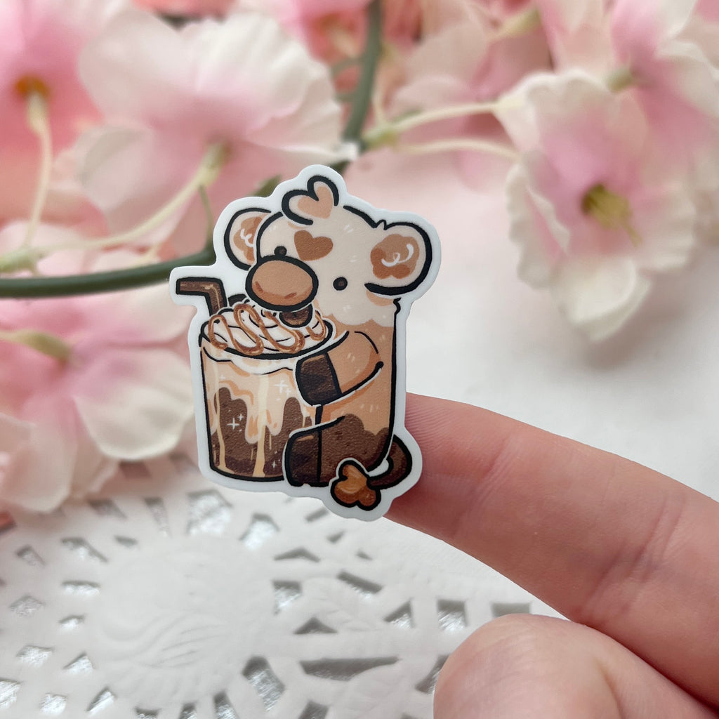 Coffee Cows ~ Sticker Sheet Sticker Sheet Woolblossom   