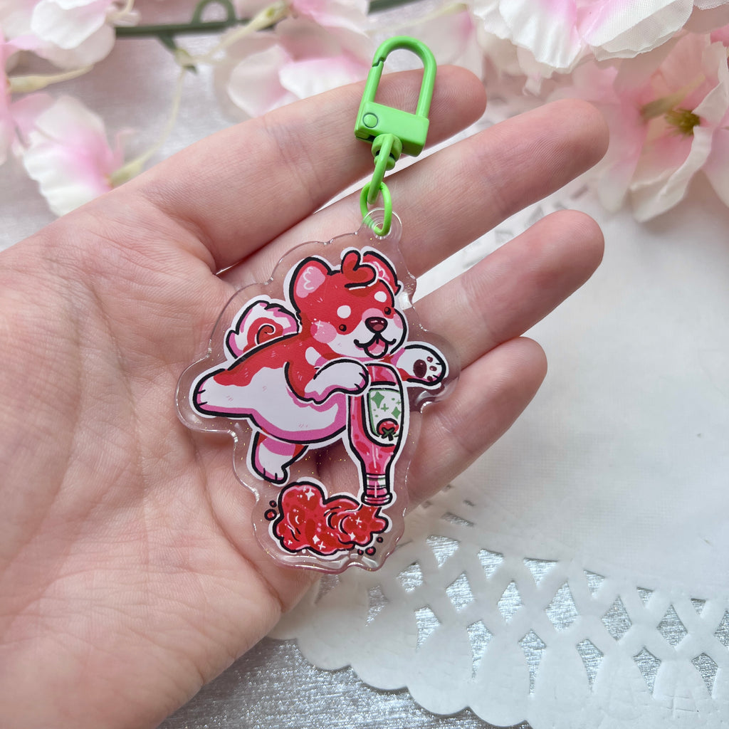 Condi-mutts! ~ Acrylic Keychain Charms Keychains Woolblossom   