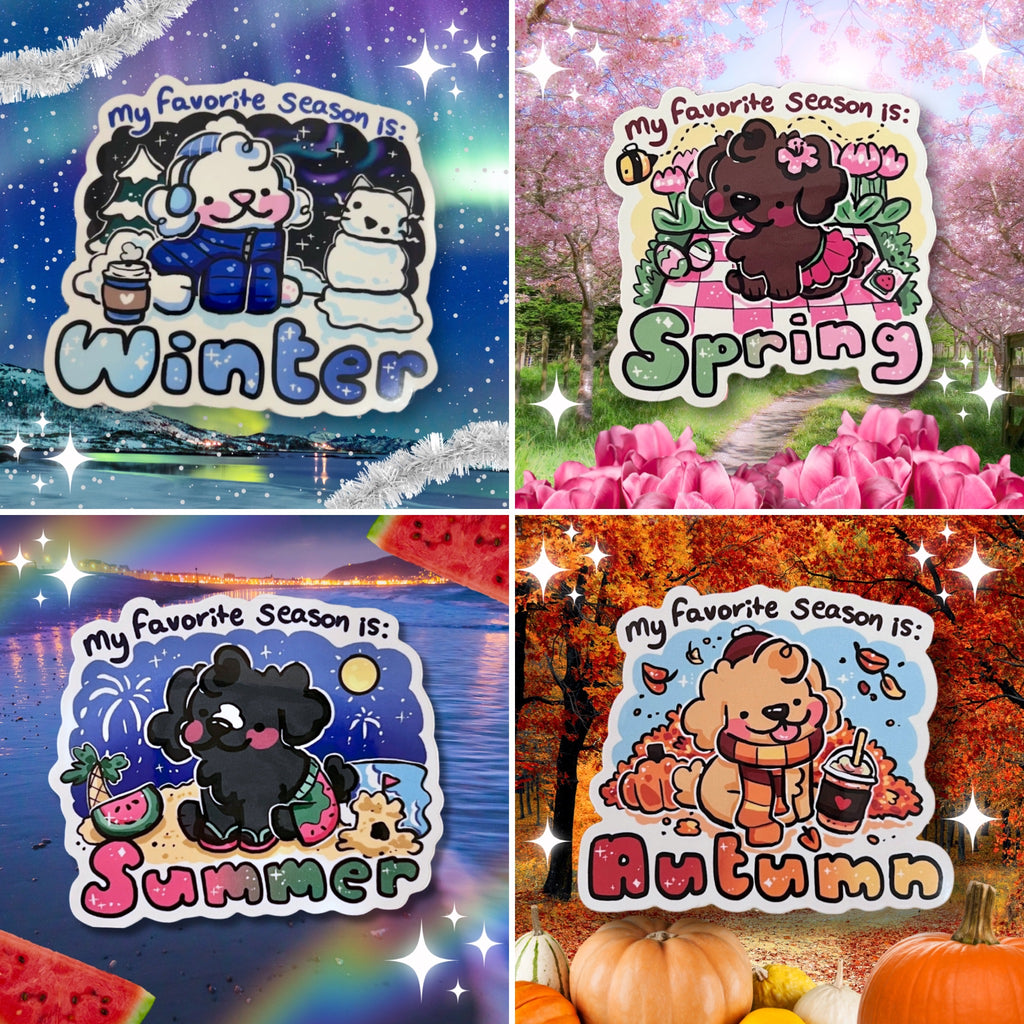 My Favorite Season Is: !!! ~ Stickers  Woolblossom   