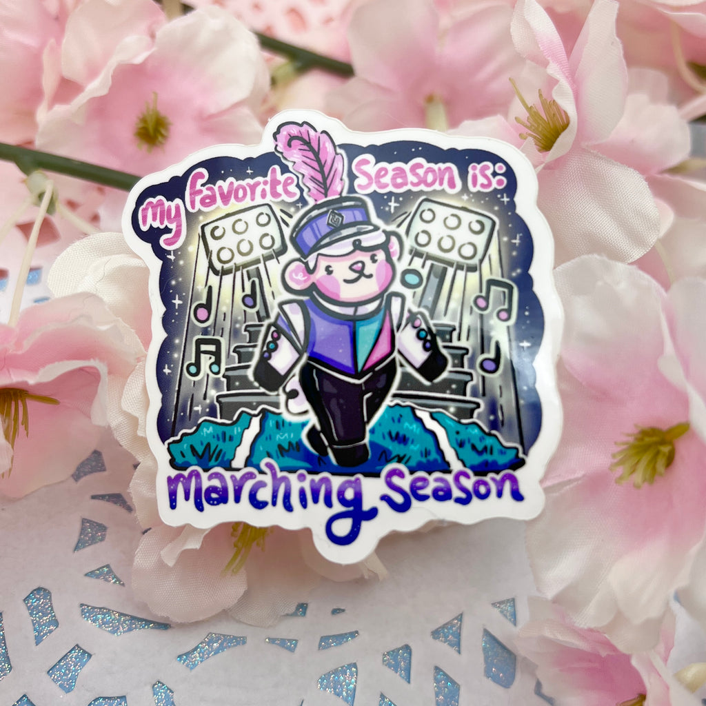 My Favorite Season is: Marching Season! ~ Sticker Sticker Woolblossom   