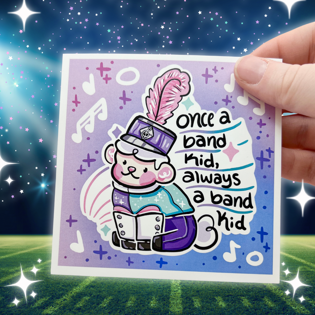 “Once a Band Kid, Always a Band Kid" Sprout ~ Print Print Woolblossom   