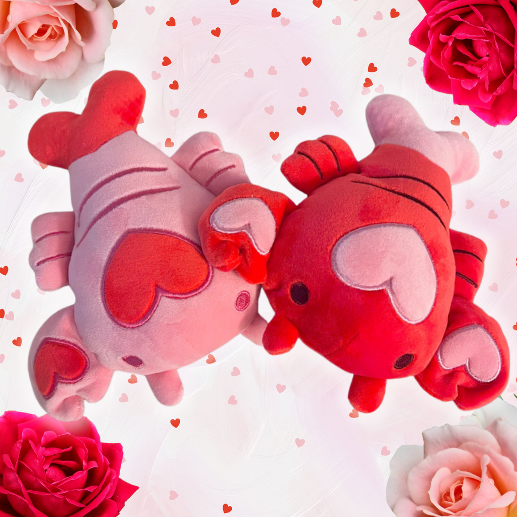 Ruby and Coral Love-sters!! ~ Plushies  Woolblossom   