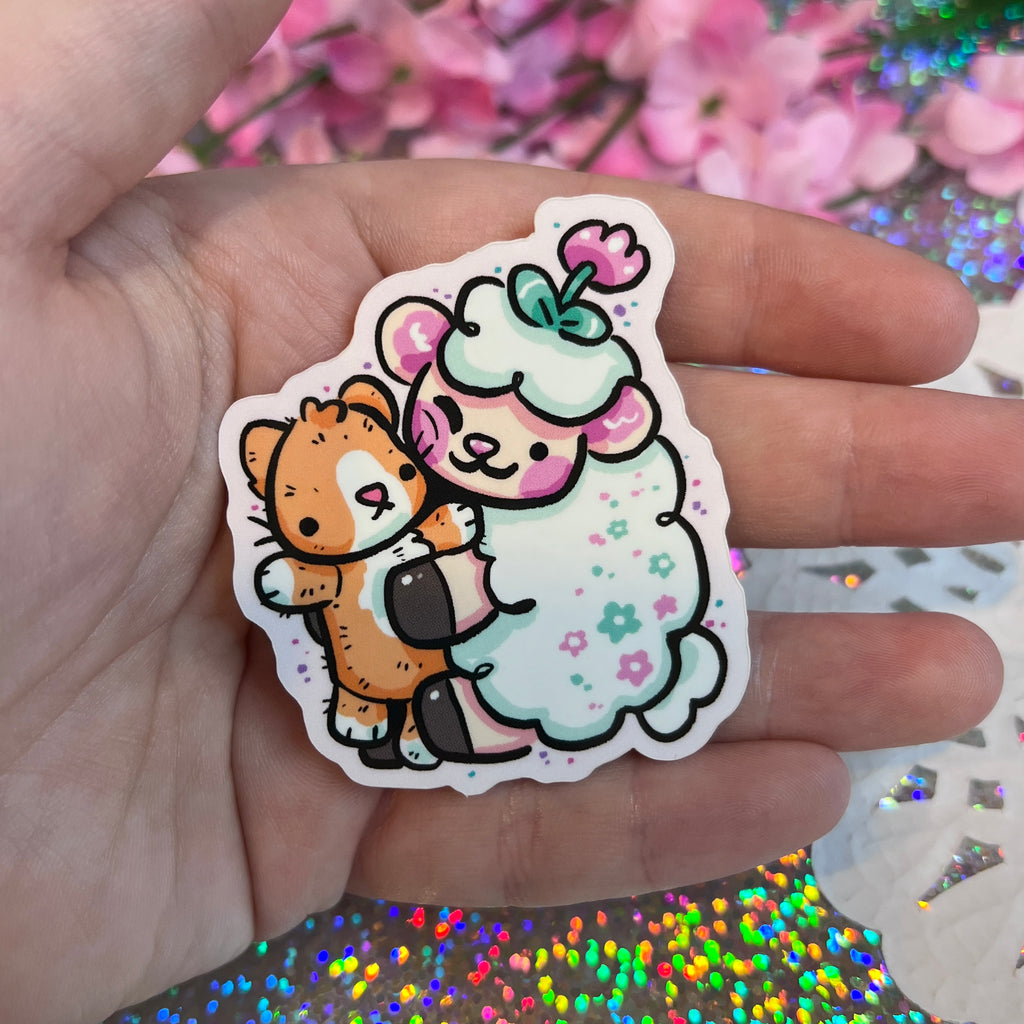Sticker Plush Stuffed Animal Sprout ~ Sticker – Woolblossom