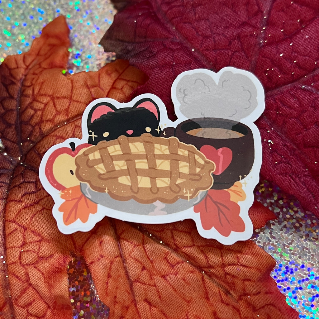 Fall Cat Stickers Stickers – Woolblossom