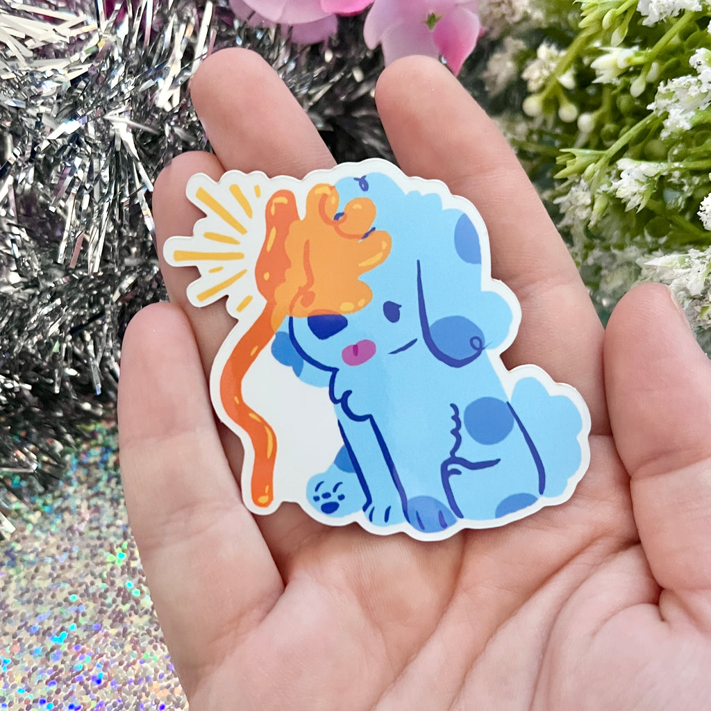 Puppy Sticky Hand ~ Sticker v.2  Woolblossom   