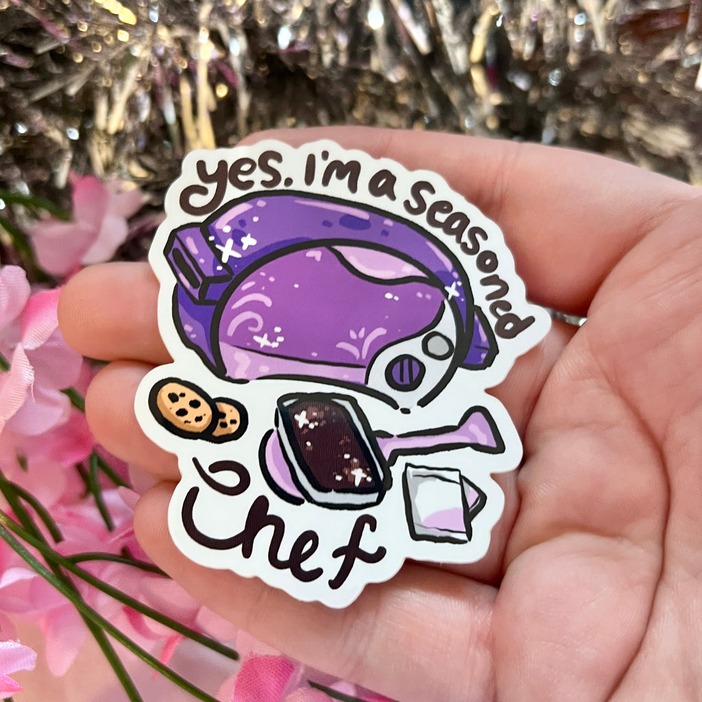 Yes, I’m a Seasoned Chef ~ Sticker  Woolblossom   